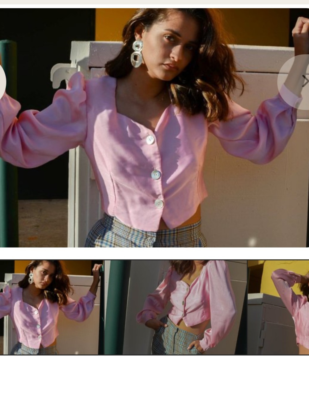 Tach Clothing Nadia Blouse in Pink M